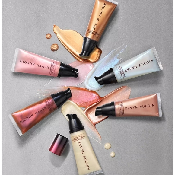 *NIB* KEVYN AUCOIN Glass Glow Face Gloss - Cosmic Flame - Multi-purpose Glow-gel - Picture 9 of 10